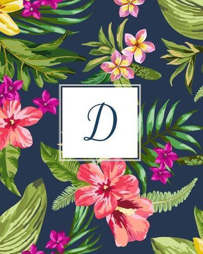 D: Tropical Floral, 150 Pages, 8  x 10