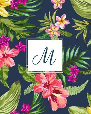 M: Tropical Floral, 150 Pages, 8  x 10