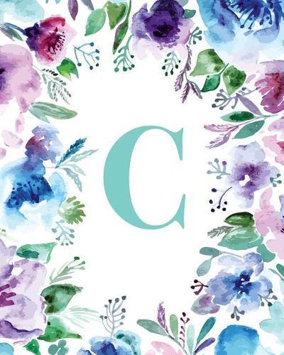 C: Watercolor Floral, 150 Pages, 8  x 10