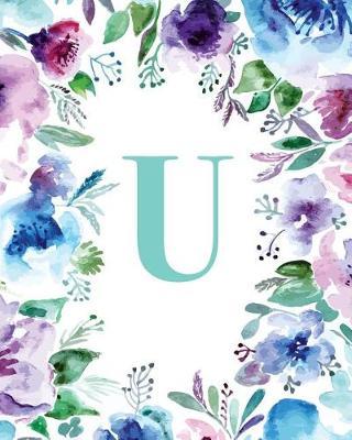 U: Watercolor Floral, 150 Pages, 8  x 10