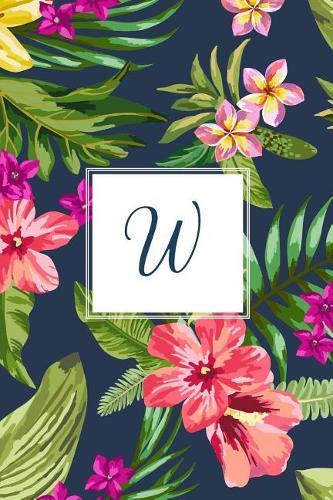 W: Tropical Floral, 150 Pages, 6  x 9