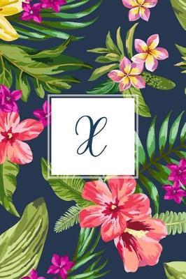 X: Tropical Floral, 150 Pages, 6  x 9