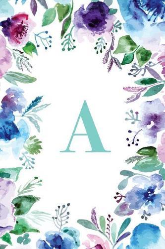 A: Watercolor Floral, 150 Pages, 6  x 9