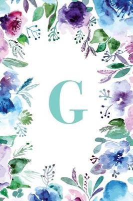 G: Watercolor Floral, 150 Pages, 6  x 9
