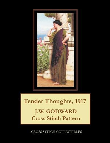 Tender Thoughts, 1917: J .W. Godward Cross Stitch Pattern