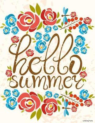 Lettering Fonts: Brush Hand Lettering And Calligraphy Practice Paper Sheets - Blank Straight Lined Ruled Pages Notebook Book Workbook