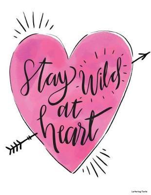 Lettering Fonts: Brush Hand Lettering And Calligraphy Practice Paper Sheets - Blank Straight Lined Ruled Pages Notebook Book Workbook