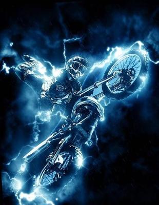 Motocross Electric Notebook - 4x4 Quad Ruled: 8.5 x 11 - 101 Sheets / 202 Pages