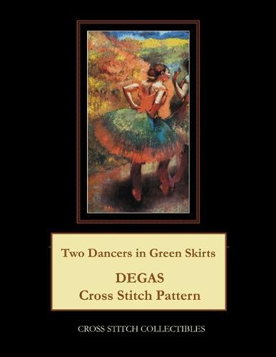 Two Dancers in Green Skirts: Degas Cross Stitch Pattern