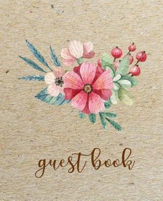 Guest Book: 150 Pages Vintage Guest Book for Weddings, Showers & More