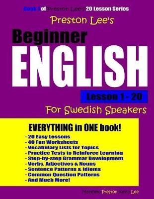 Preston Lee's Beginner English Lesson 1 - 20 For Swedish Speakers
