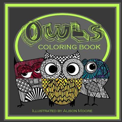 Owls: Coloring Book