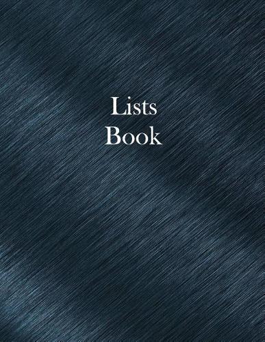 Lists Book: Memo Book, 104 Pages, 5x8 Inches, 1/4 Inch Ruled