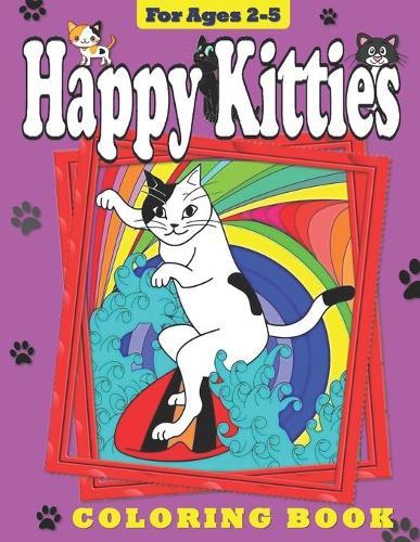 Happy Kitties: Coloring Book for Toddlers and Preschool Children