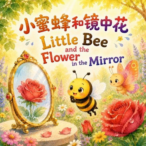 Little Bee and the Flower in the Mirror 小蜜蜂和镜中花: A Bilingual Whimsical Rhyming Picture Book About Curiosity and Discovery in English, Chinese, & Pinyin!
