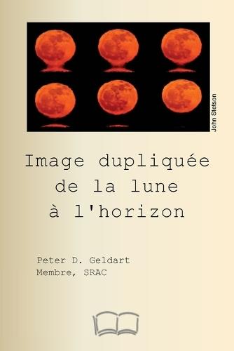 Image dupliquée de la lune à l'horizon