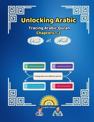 Unlocking Arabic: Tracing Arabic Quran Chapters 1-2 (Left to Right Edition)