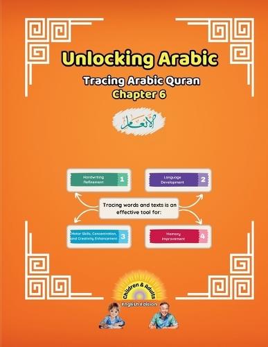 Unlocking Arabic: Tracing Arabic Quran Chapter 6 (Left to Right Edition)