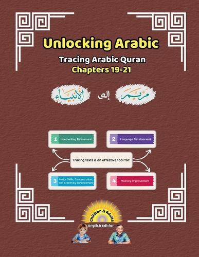 Unlocking Arabic: Tracing Arabic Quran Chapters 19-21 (Left to Right Edition)