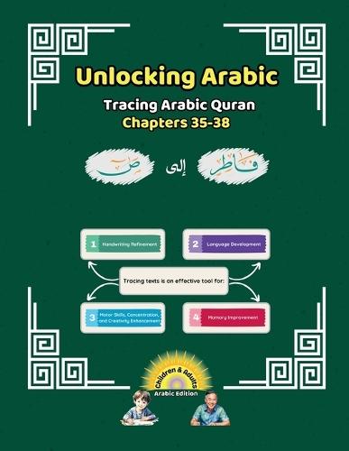 Unlocking Arabic: Tracing Arabic Quran Chapters 35-38 (Right to Left Edition)