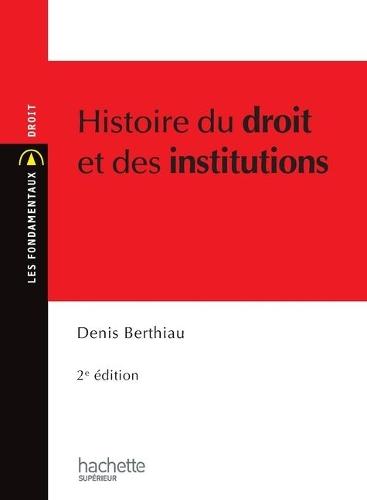Histoire du droit et des institutions