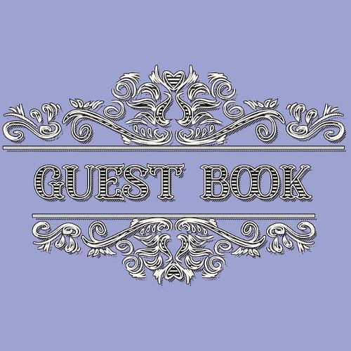 Guest Book - Beautiful Guest Book with Names and Notes Space