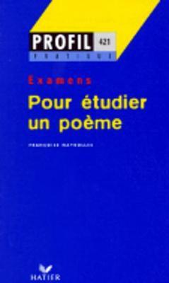 Profil formation: Pour etudier un poeme