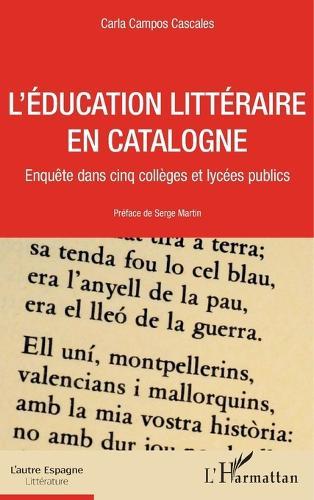 L'éducation littéraire en Catalogne: Enquête dans cinq collèges et lycées publics