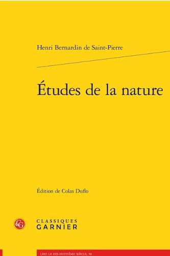 Etudes de la Nature