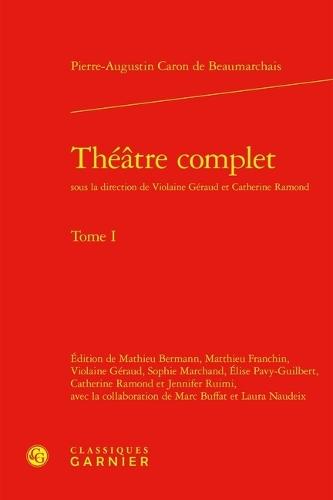Theatre Complet Tome I