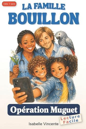 La famille Bouillon - Tome 1 - Opération Muguet: Roman humour illustré en couleur pour lecteurs débutants 7-11 ans - Lecture facile CE1 CE2 CM1 - Une famille drôle et attachante - convient aux enfants DYS (dyslexie)