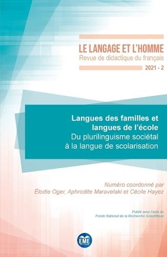 Langues des familles et langues de l'école: Du plurilinguisme sociétal à la langue de scolarisation 2021 - 56.2