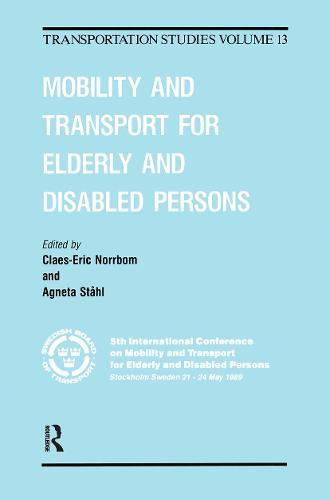 Mobility and Transport for Elderly and Disabled Patients