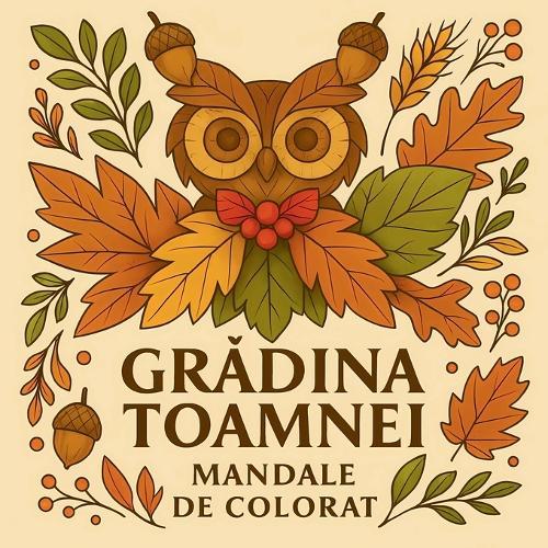 Gr&#259;dina toamnei - Mandale de colorat