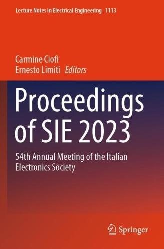 Proceedings of SIE 2023: 54th Annual Meeting of the Italian Electronics Society