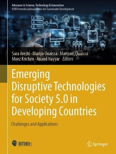 Emerging Disruptive Technologies for Society 5.0 in Developing Countries: Challenges and Applications