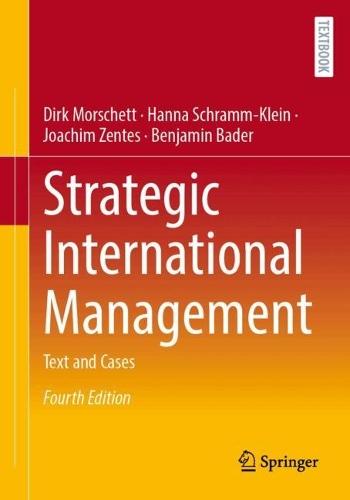 Strategic International Management: Text and Cases