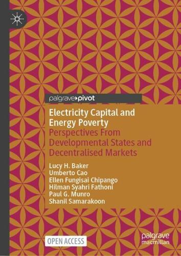 Electricity Capital and Energy Poverty: Perspectives From Developmental States and Decentralised Markets