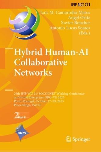 Hybrid Human-AI Collaborative Networks: 26th IFIP WG 5.5 SOCOLNET Working Conference on Virtual Enterprises, PRO-VE 2025, Porto, Portugal, October 27-29, 2025, Proceedings, Part II