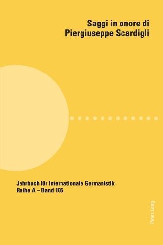 Saggi in onore di Piergiuseppe Scardigli