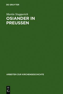 Osiander in Preußen: 1549 - 1552