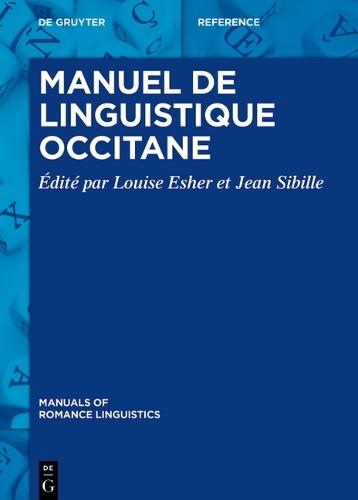 Manuel de Linguistique Occitane