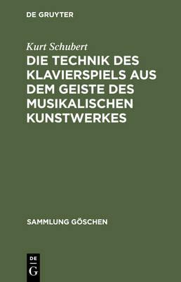 Die Technik Des Klavierspiels Aus Dem Geiste Des Musikalischen Kunstwerkes