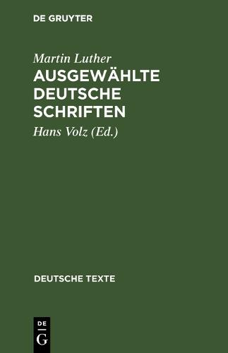 Ausgewählte deutsche Schriften