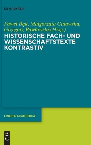 Historische Fach- Und Wissenschaftstexte Kontrastiv