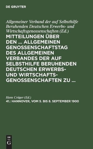 Hannover, Vom 5. Bis 8. September 1900