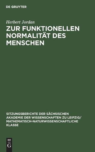 Zur Funktionellen Normalität Des Menschen
