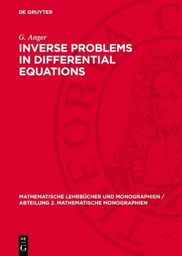 Inverse Problems in Differential Equations