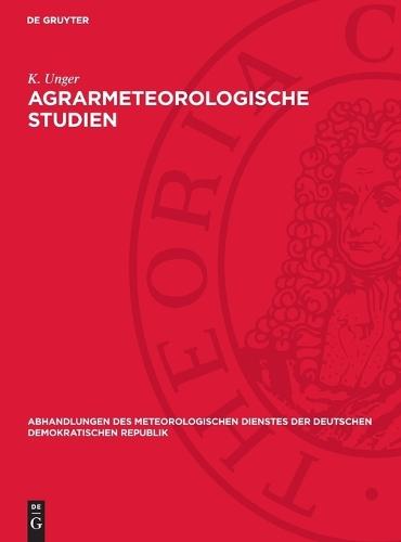 Agrarmeteorologische Studien