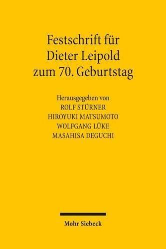 Festschrift fur Dieter Leipold zum 70. Geburtstag